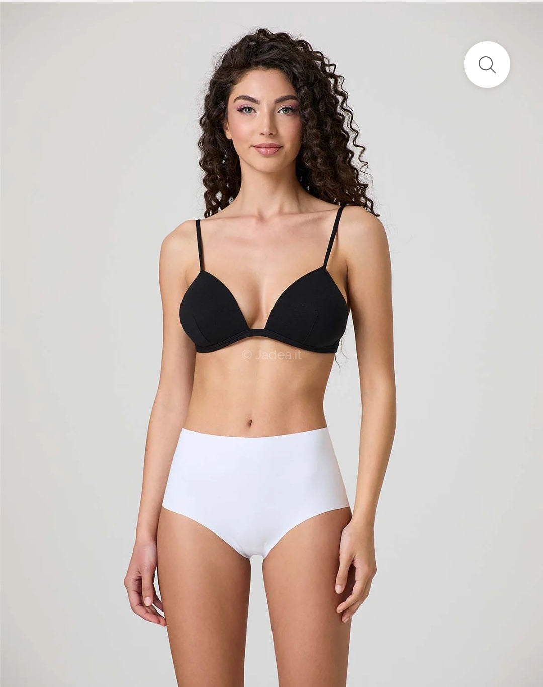 SLIP MIDI JADEA art.8011 | in cotone taglio laser