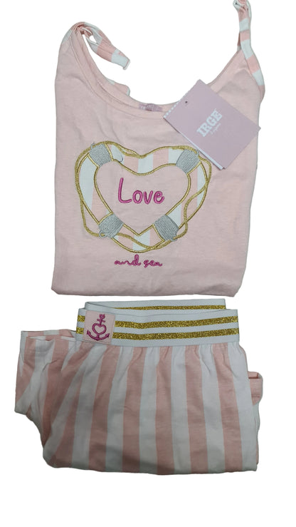 PIGIAMA IRGE DONNA art mic2008 | canotta spalla stretta + pantaloncino in 2 colori