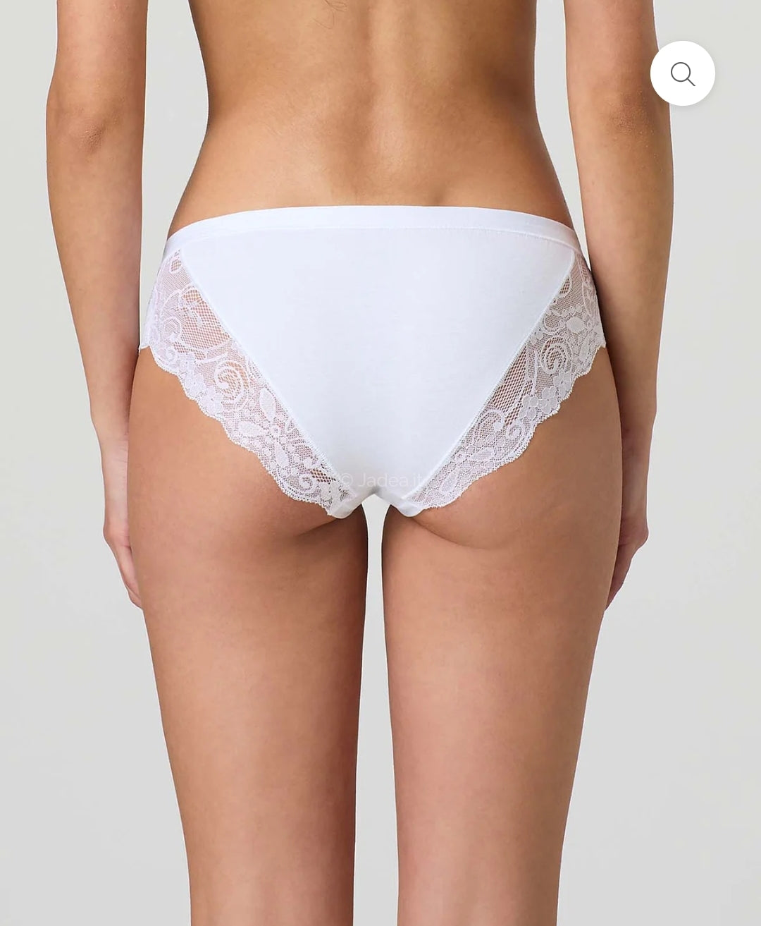 SLIP JADEA art.520  | in cotone modal con fascia e pizzo laterale