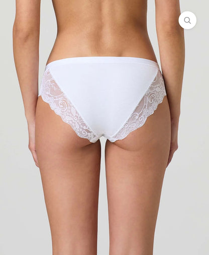 SLIP JADEA art.520  | in cotone modal con fascia e pizzo laterale