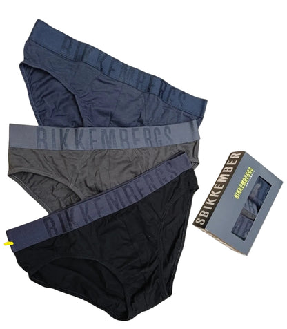 3 SLIP UOMO BIKKEMBERGS|in 3 varianti di colori