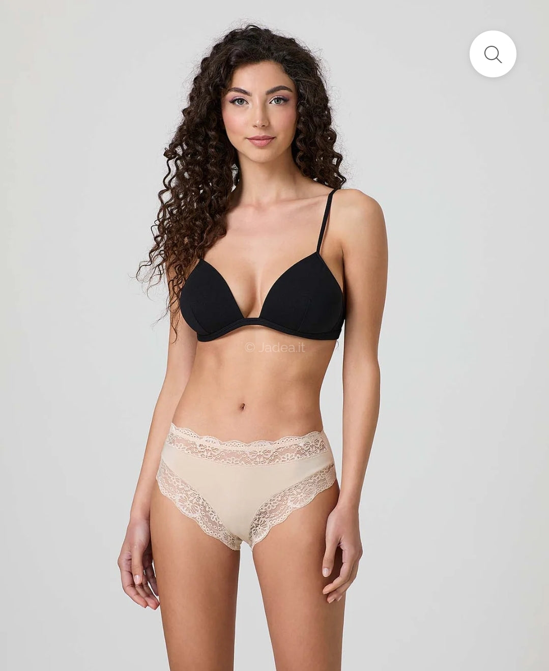 SLIP JADEA art.742  | in cotone modal e pizzo
