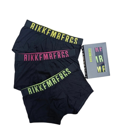 3 BOXER UOMO BIKKEMBERGS|con elastico "FLUO"